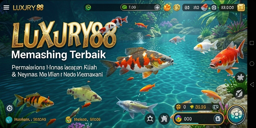 Tampilan gameplay LUXURY88 yang menampilkan aksi memancing yang mendebarkan.