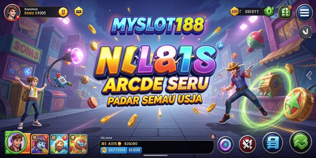 Tampilan gameplay MYSLOT188 yang penuh warna dan menarik.