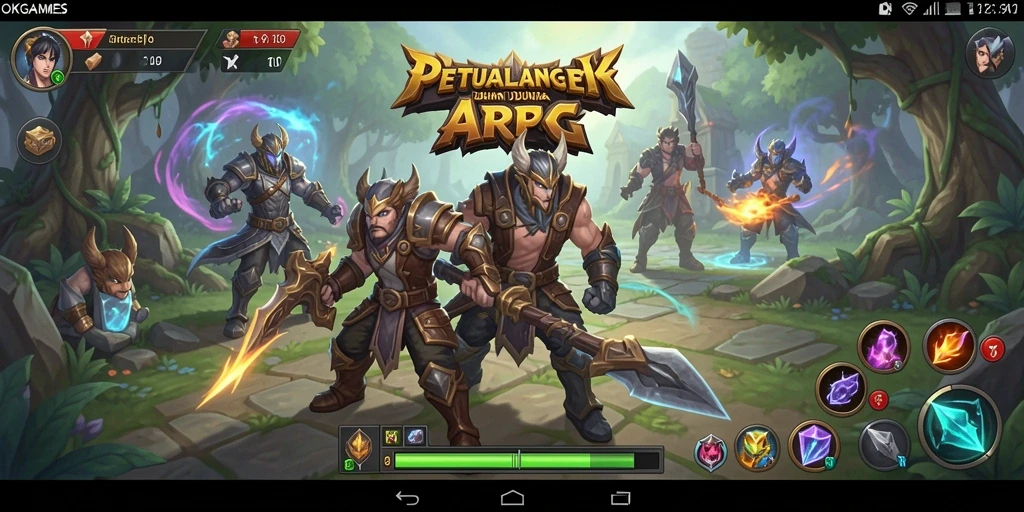 Tampilan gameplay seru dan mendebarkan di OKGAMES.