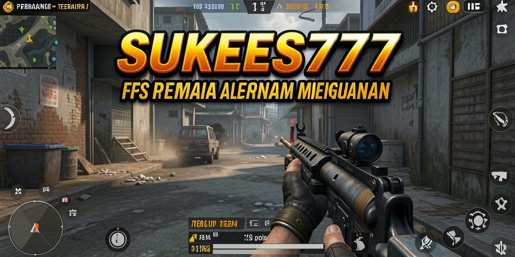 Tangkapan layar menampilkan aksi tembak-menembak seru dalam SUKSES777.